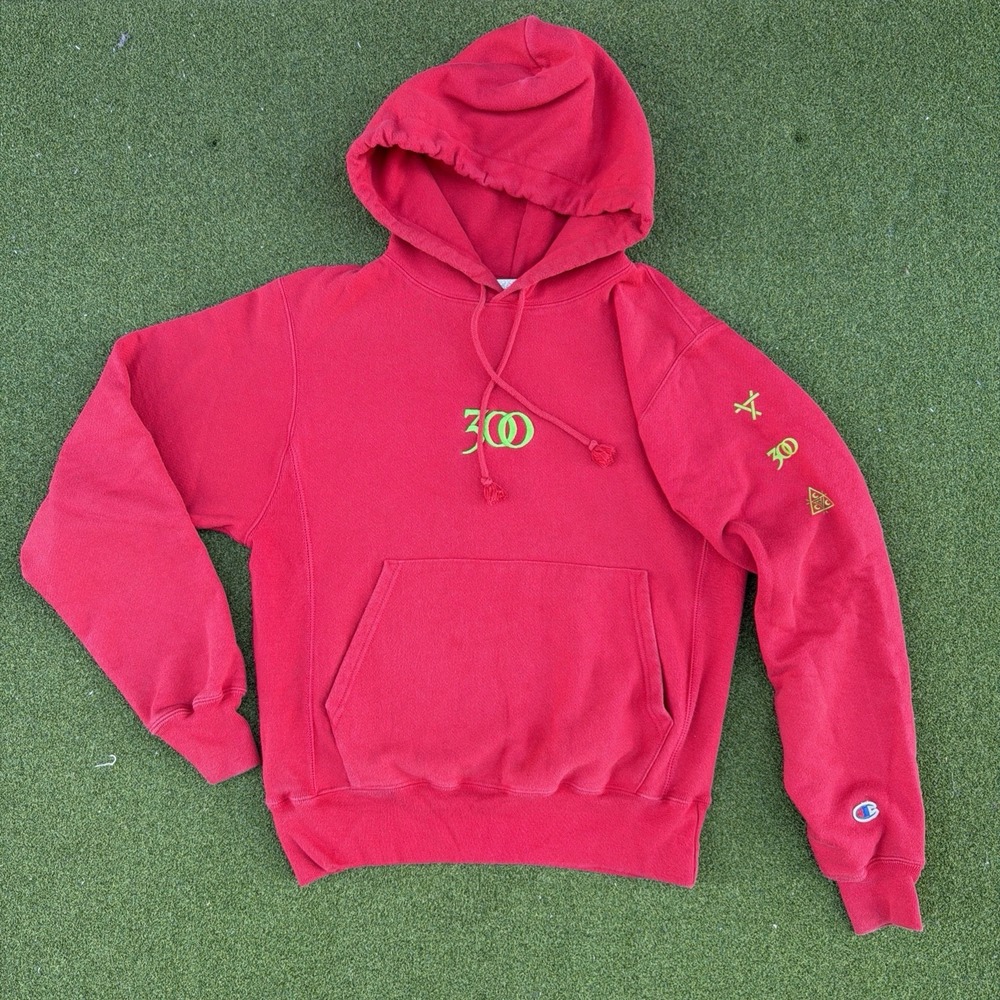 300 ENTERTAINMENT IT'S A NEW DAY HOODIE SIZE SMALL Red Green